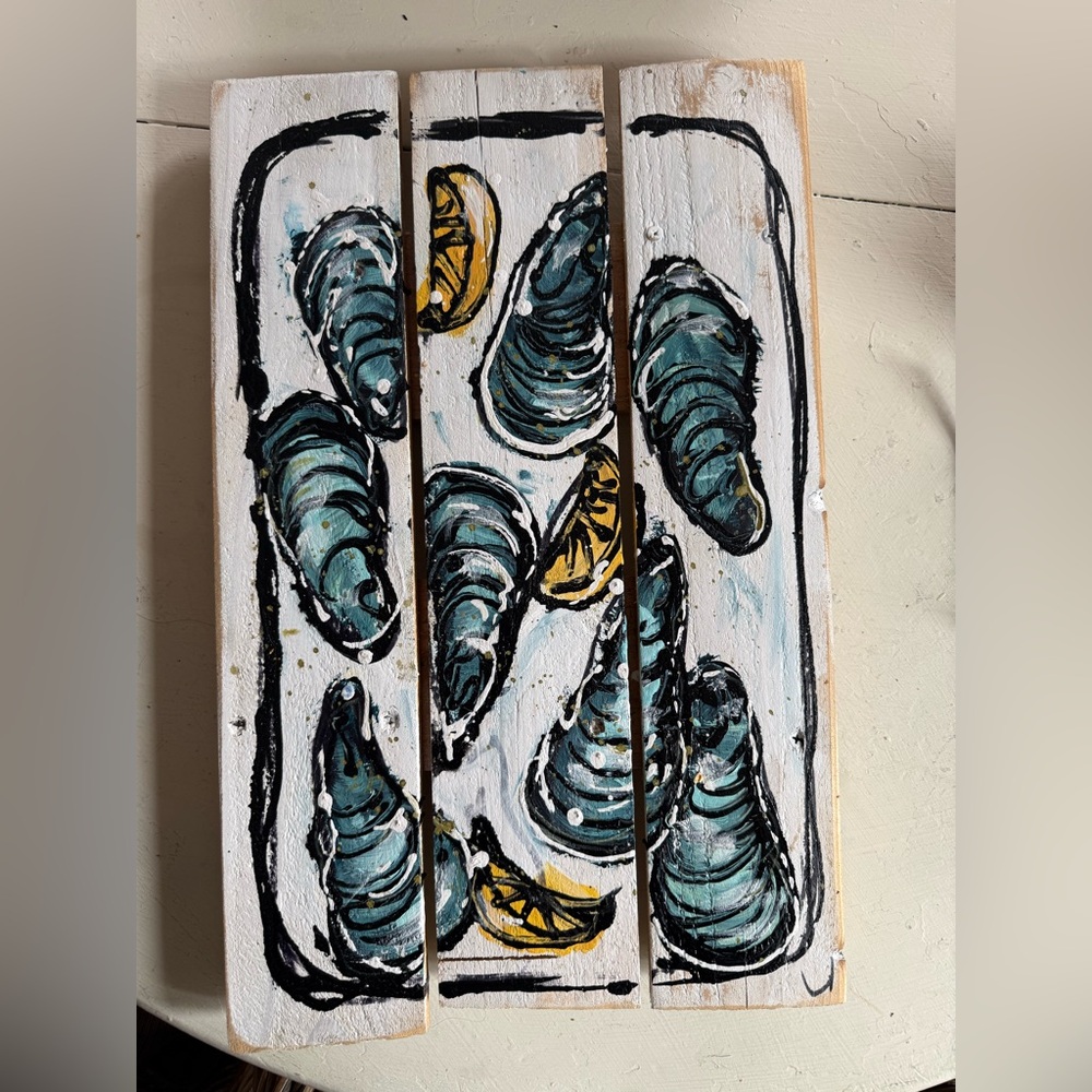 Farm house style Oyster Wall Art